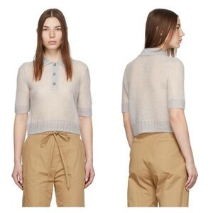 Acne Studios Kleah Mohair Polo Shirt